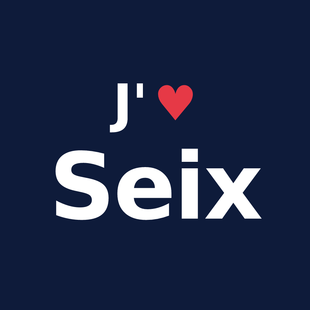 T-shirt personnalisé Seix — design J'aime Seix