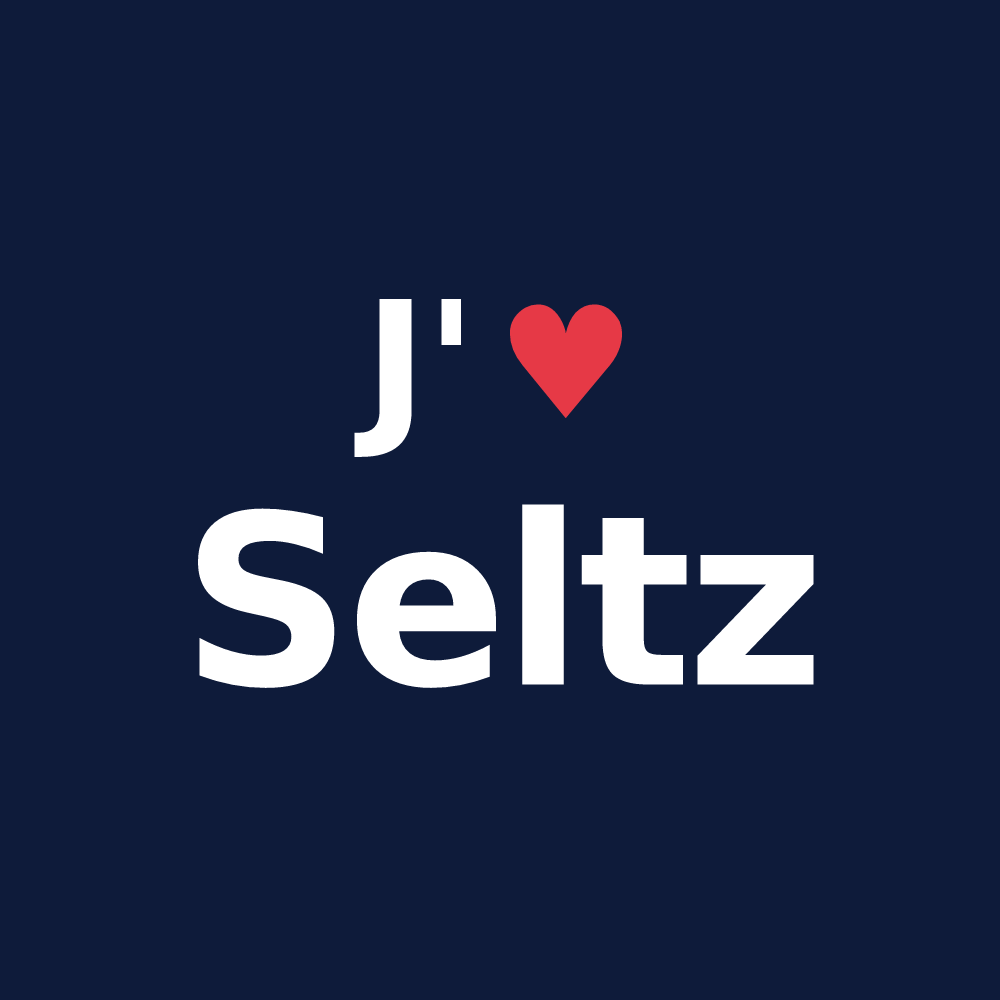 T-shirt personnalisé Seltz — design J'aime Seltz