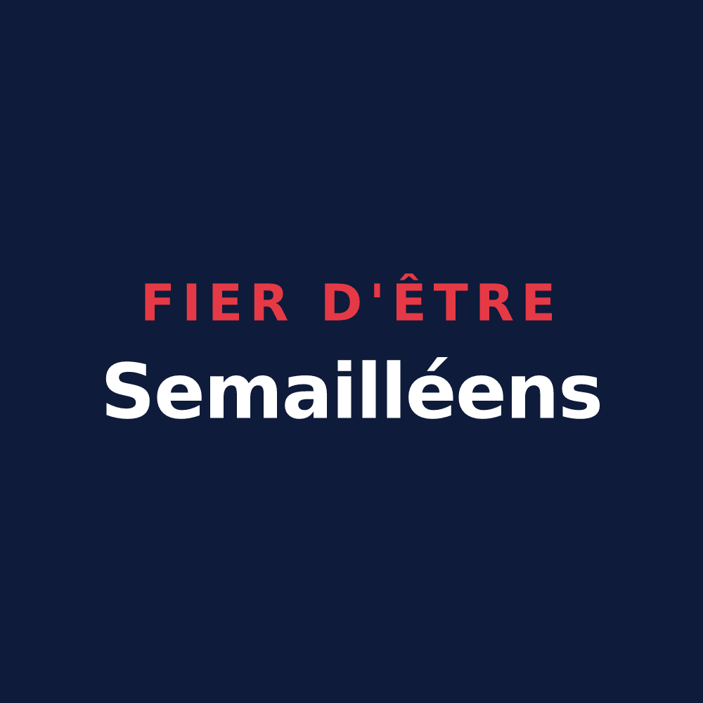 T-shirt « Fier d'être Semailléens » — design pour Semallé