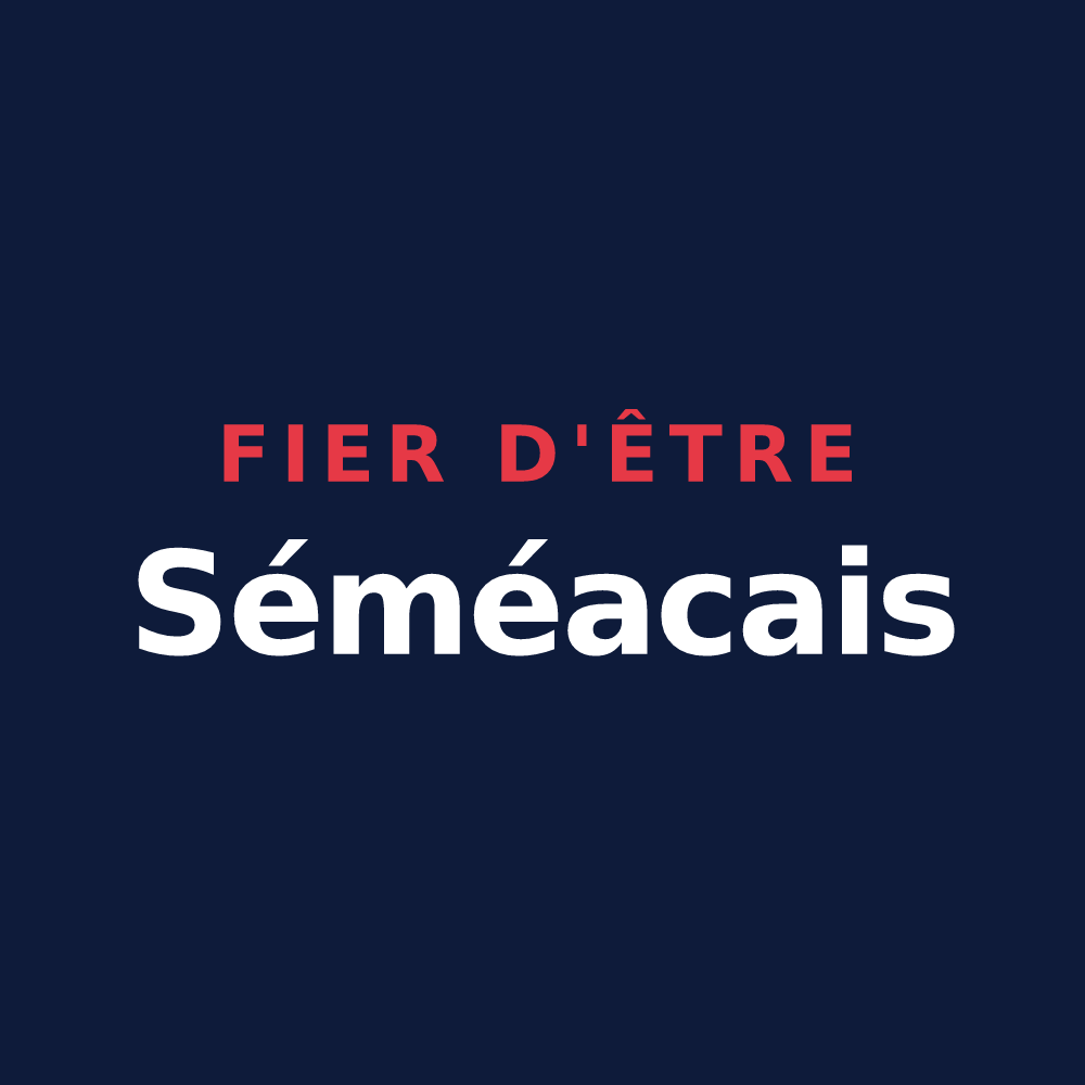 T-shirt « Fier d'être Séméacais » — design pour Séméac