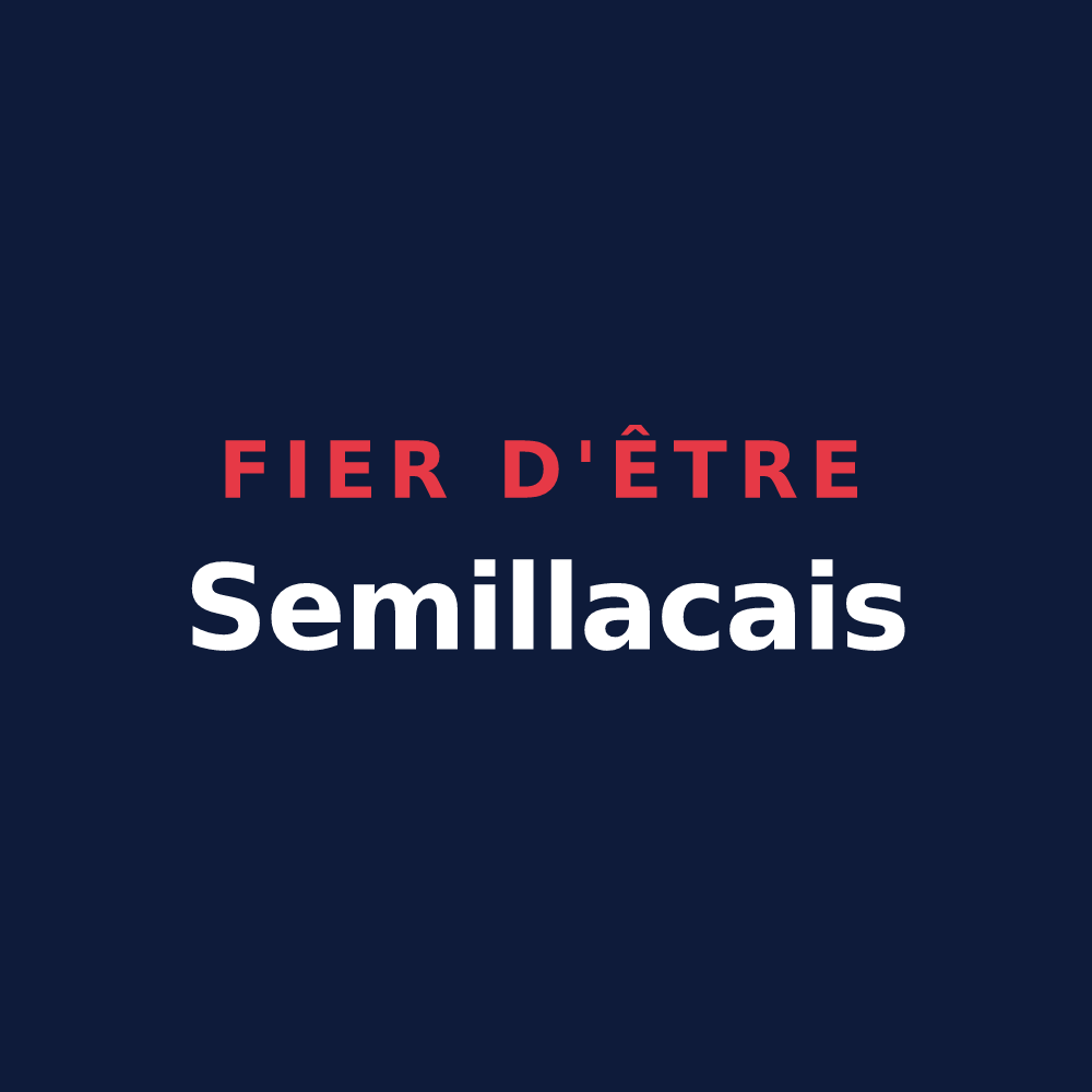 T-shirt « Fier d'être Semillacais » — design pour Semillac