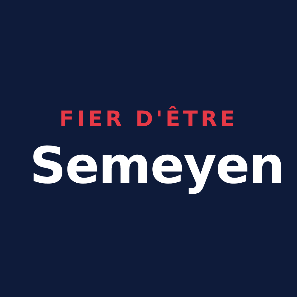T-shirt « Fier d'être Semeyen » — design pour Semoy