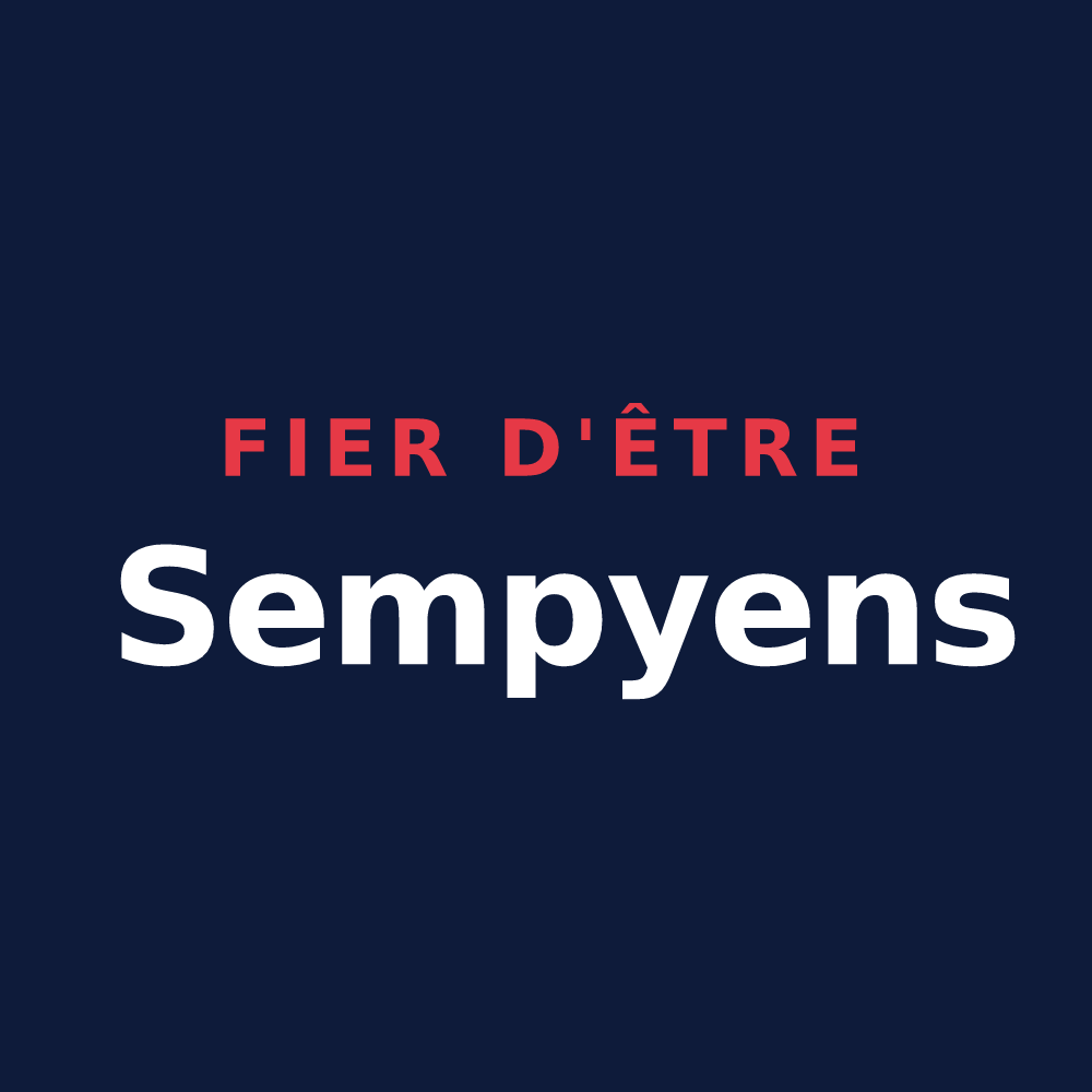 T-shirt « Fier d'être Sempyens » — design pour Sempy