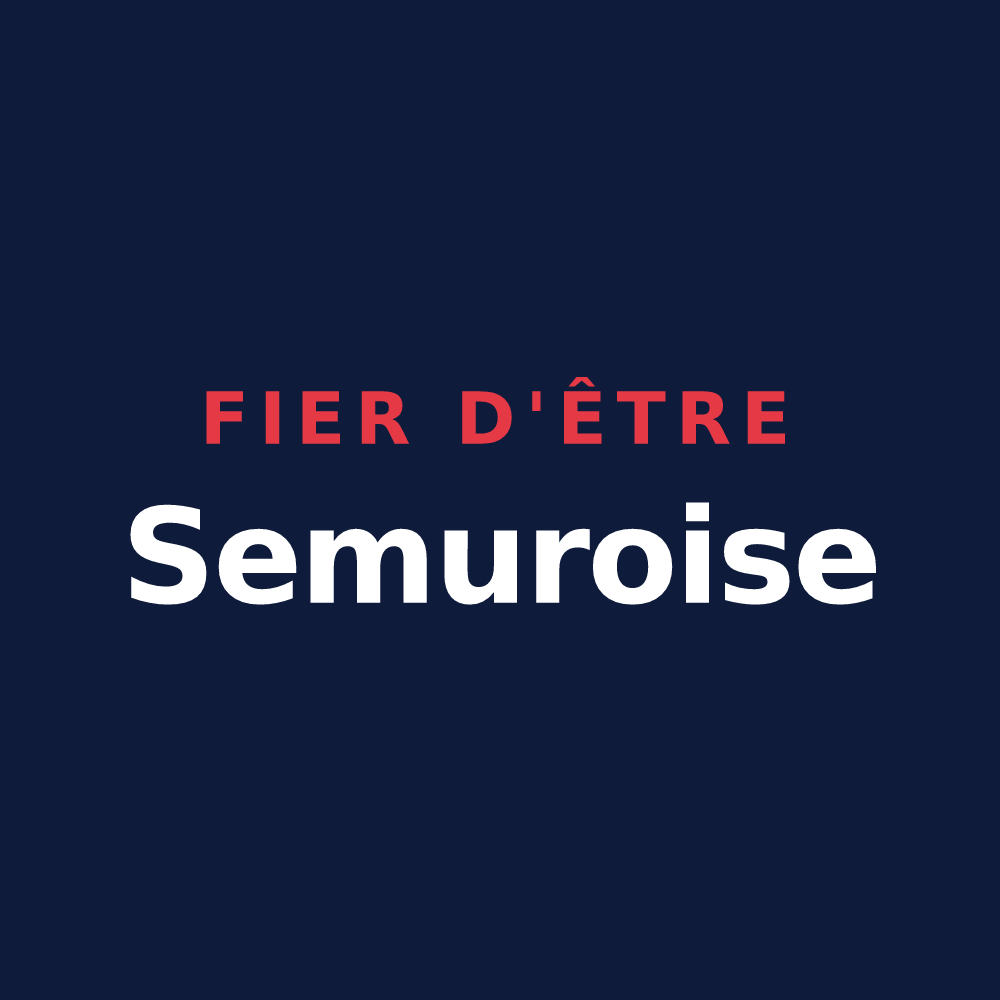 T-shirt « Fier d'être Semuroise » — design pour Semur-en-Auxois