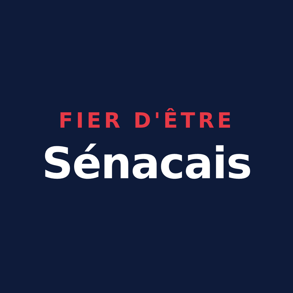 T-shirt « Fier d'être Sénacais » — design pour Sénac