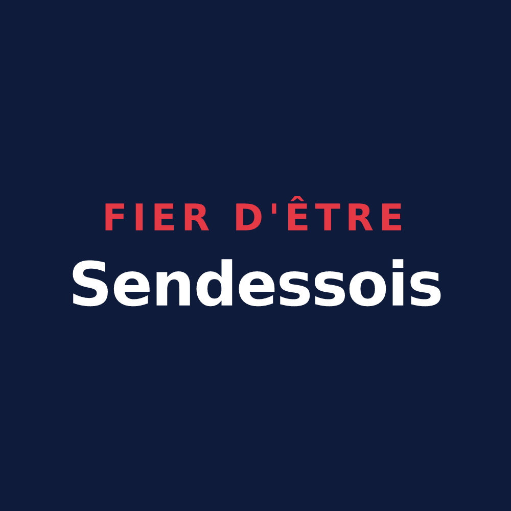 T-shirt « Fier d'être Sendessois » — design pour Sendets