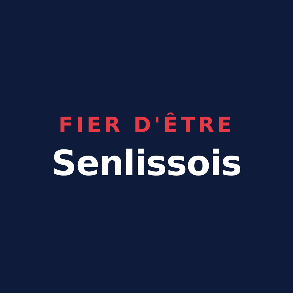 T-shirt « Fier d'être Senlissois » — design pour Senlis