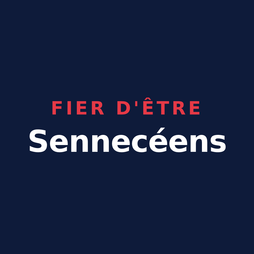 T-shirt « Fier d'être Sennecéens » — design pour Sennecey-le-Grand