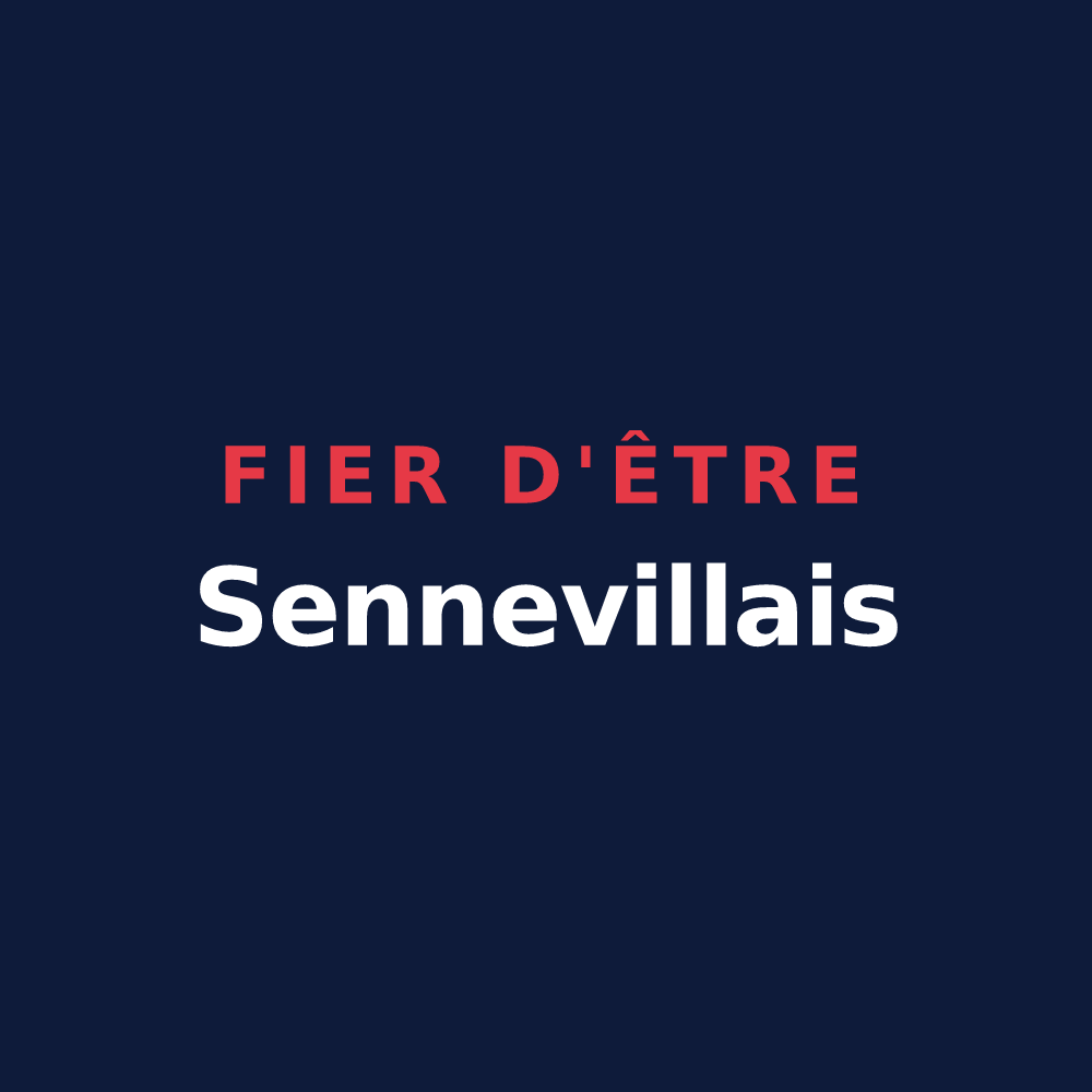 T-shirt « Fier d'être Sennevillais » — design pour Senneville-sur-Fécamp
