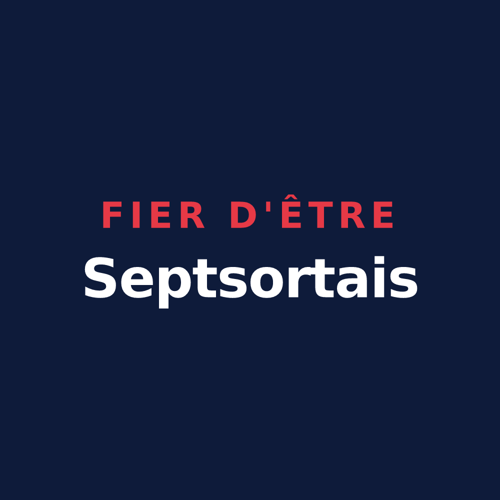T-shirt « Fier d'être Septsortais » — design pour Sept-Sorts
