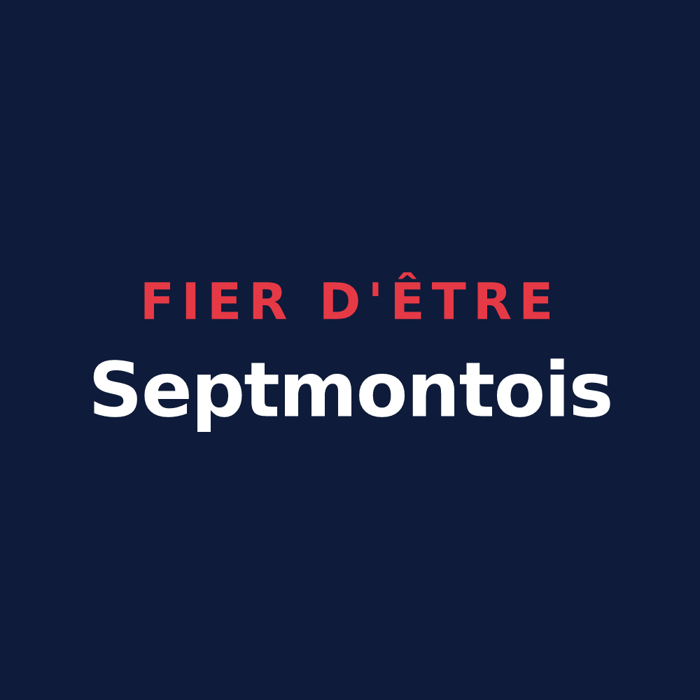 T-shirt « Fier d'être Septmontois » — design pour Septmonts