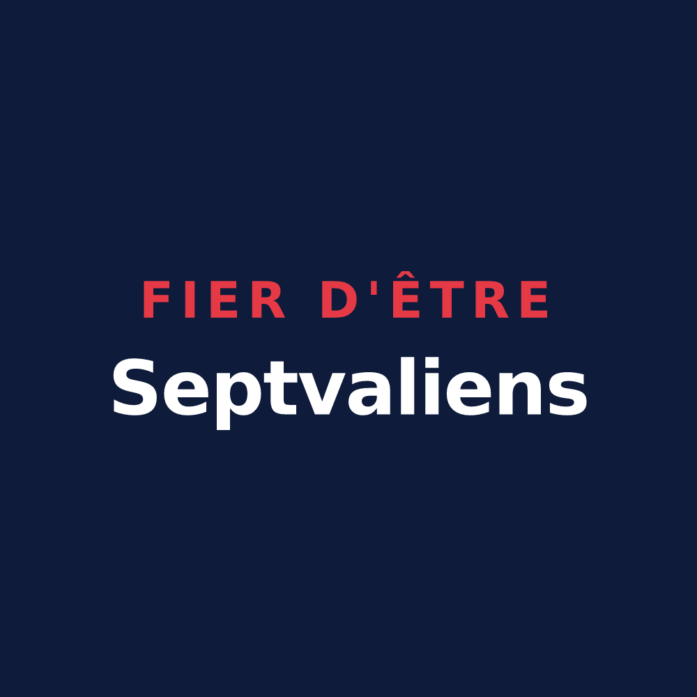 T-shirt « Fier d'être Septvaliens » — design pour Septvaux