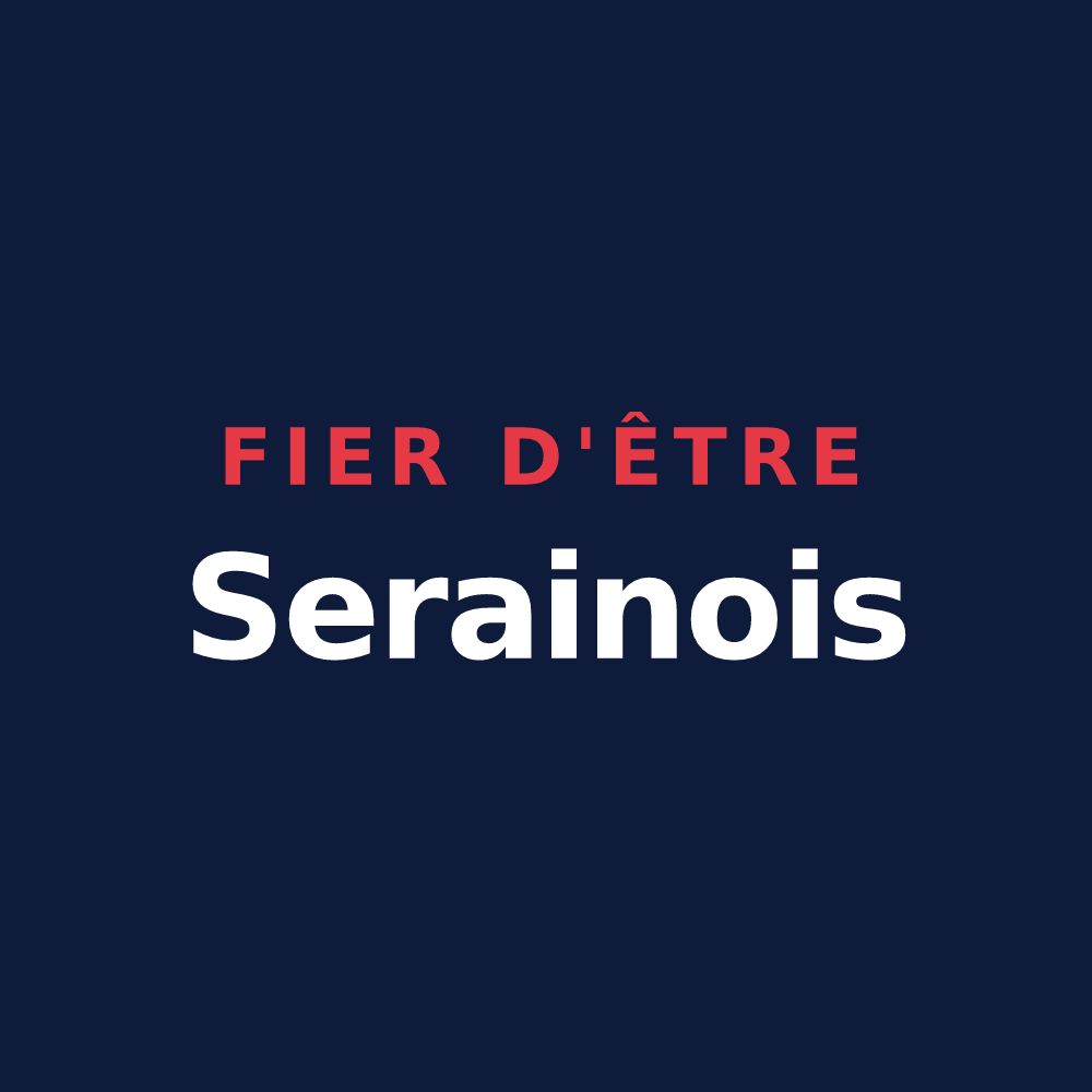 T-shirt « Fier d'être Serainois » — design pour Serain
