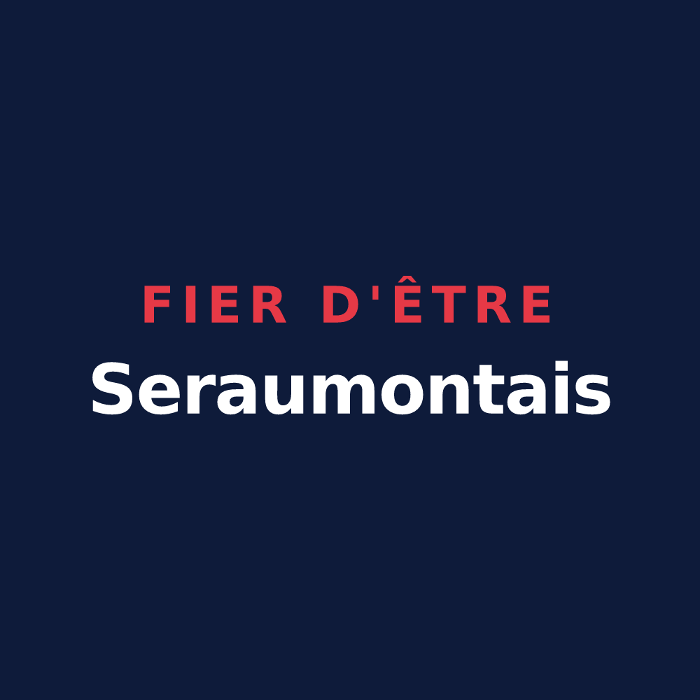 T-shirt « Fier d'être Seraumontais » — design pour Seraumont