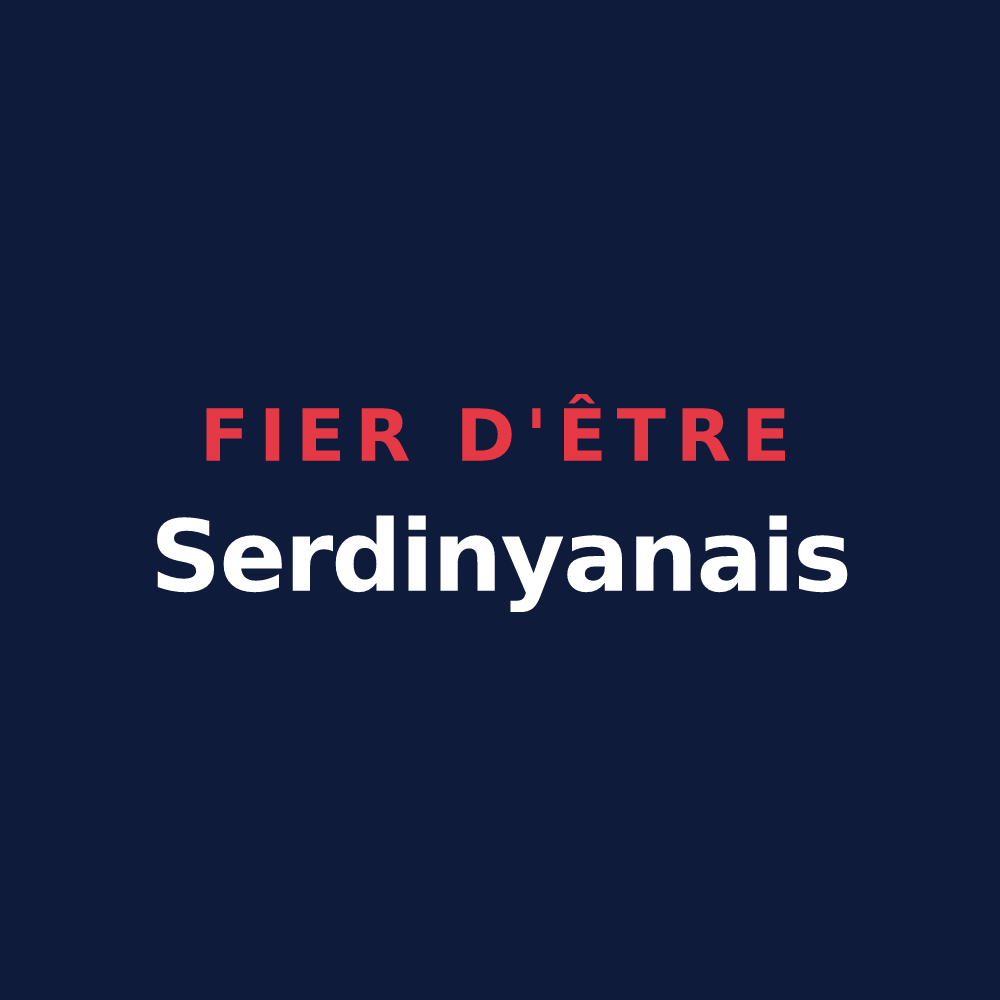 T-shirt « Fier d'être Serdinyanais » — design pour Serdinya