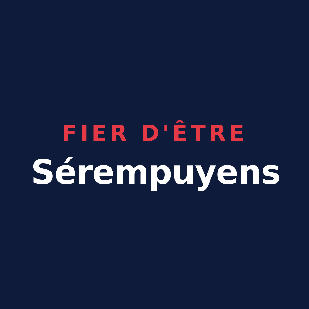 T-shirt « Fier d'être Sérempuyens » — design pour Sérempuy