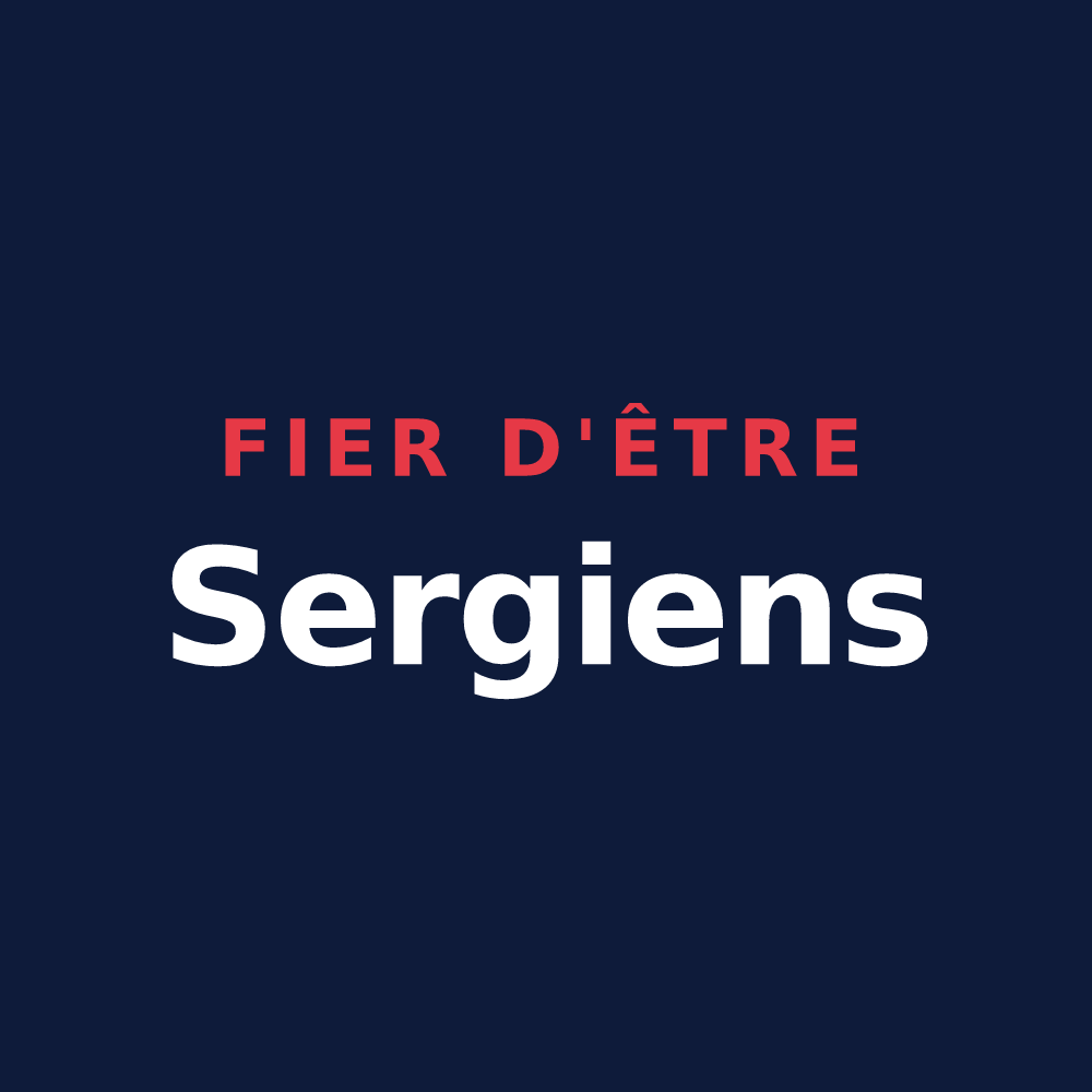 T-shirt « Fier d'être Sergiens » — design pour Sergy