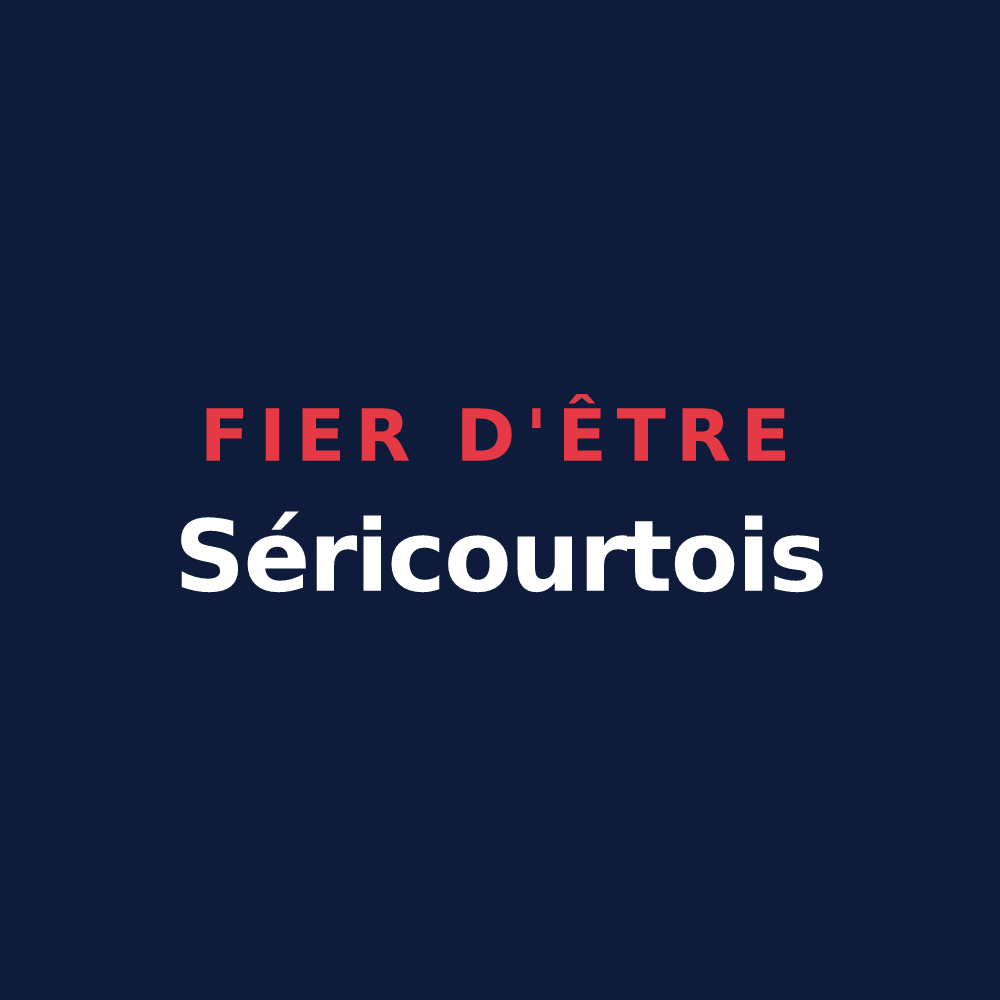 T-shirt « Fier d'être Séricourtois » — design pour Séricourt