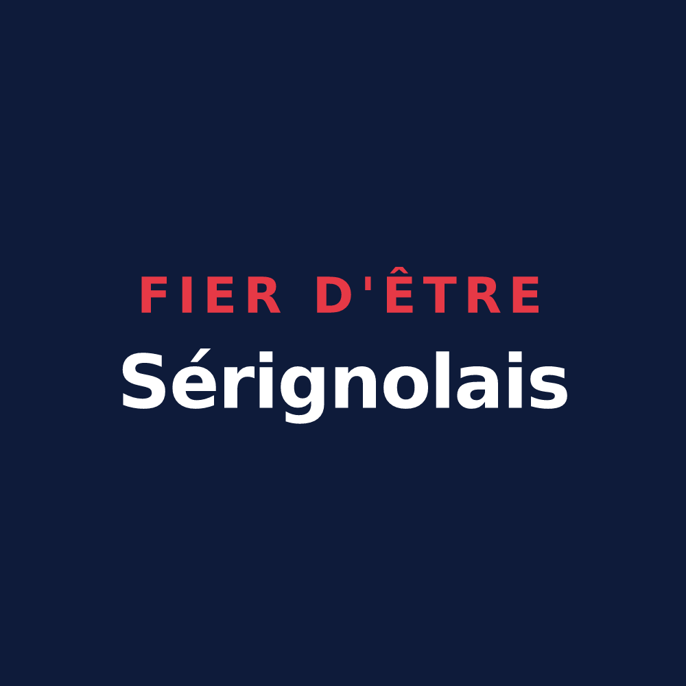 T-shirt « Fier d'être Sérignolais » — design pour Sérigné