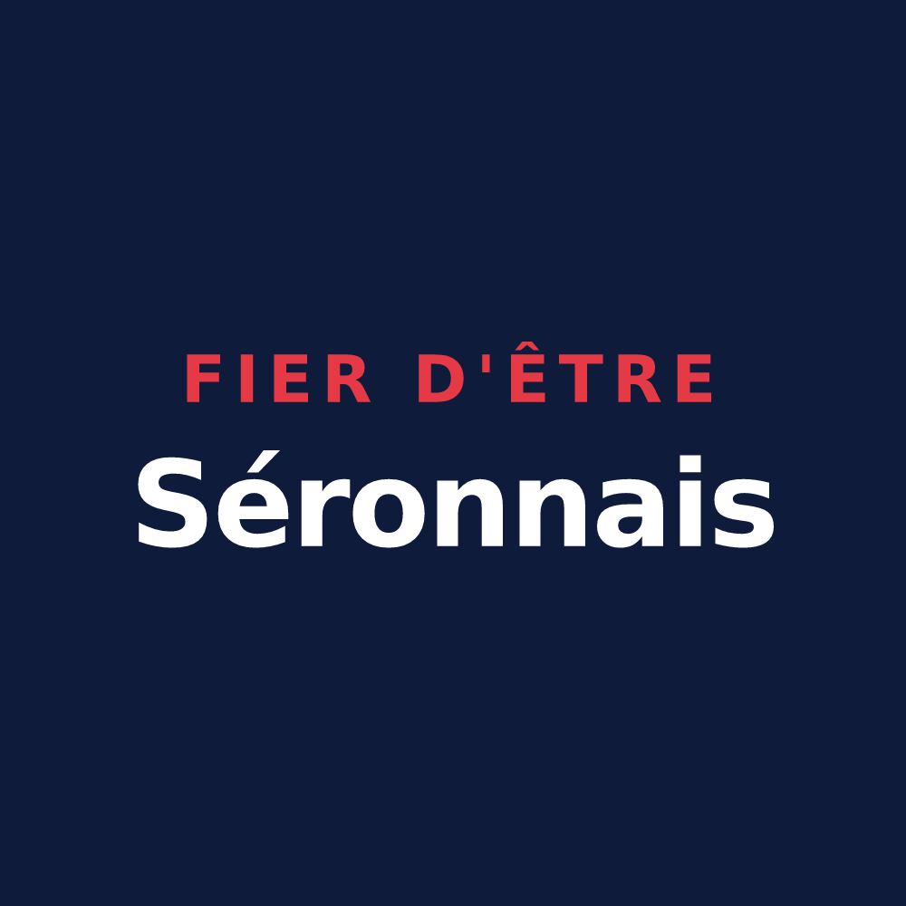 T-shirt « Fier d'être Séronnais » — design pour Séron
