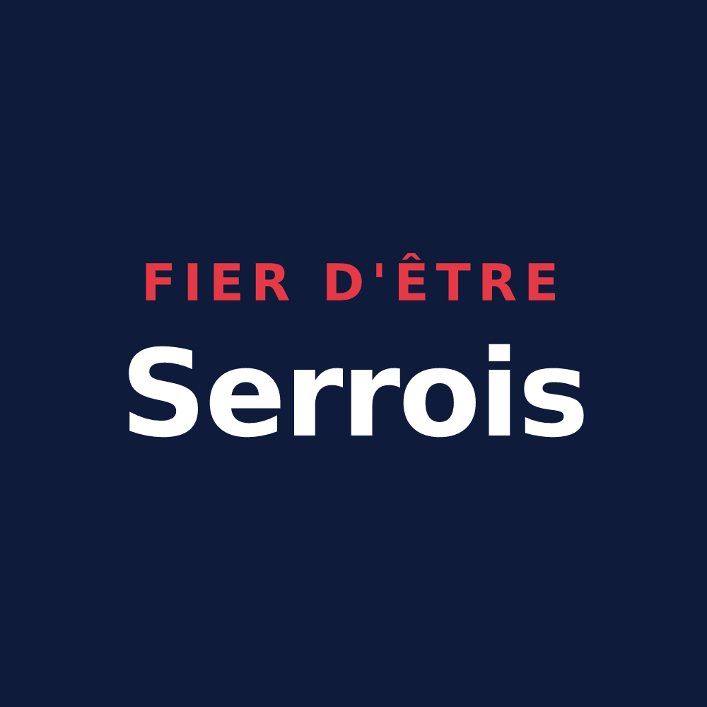 T-shirt « Fier d'être Serrois » — design pour Serres-sur-Arget