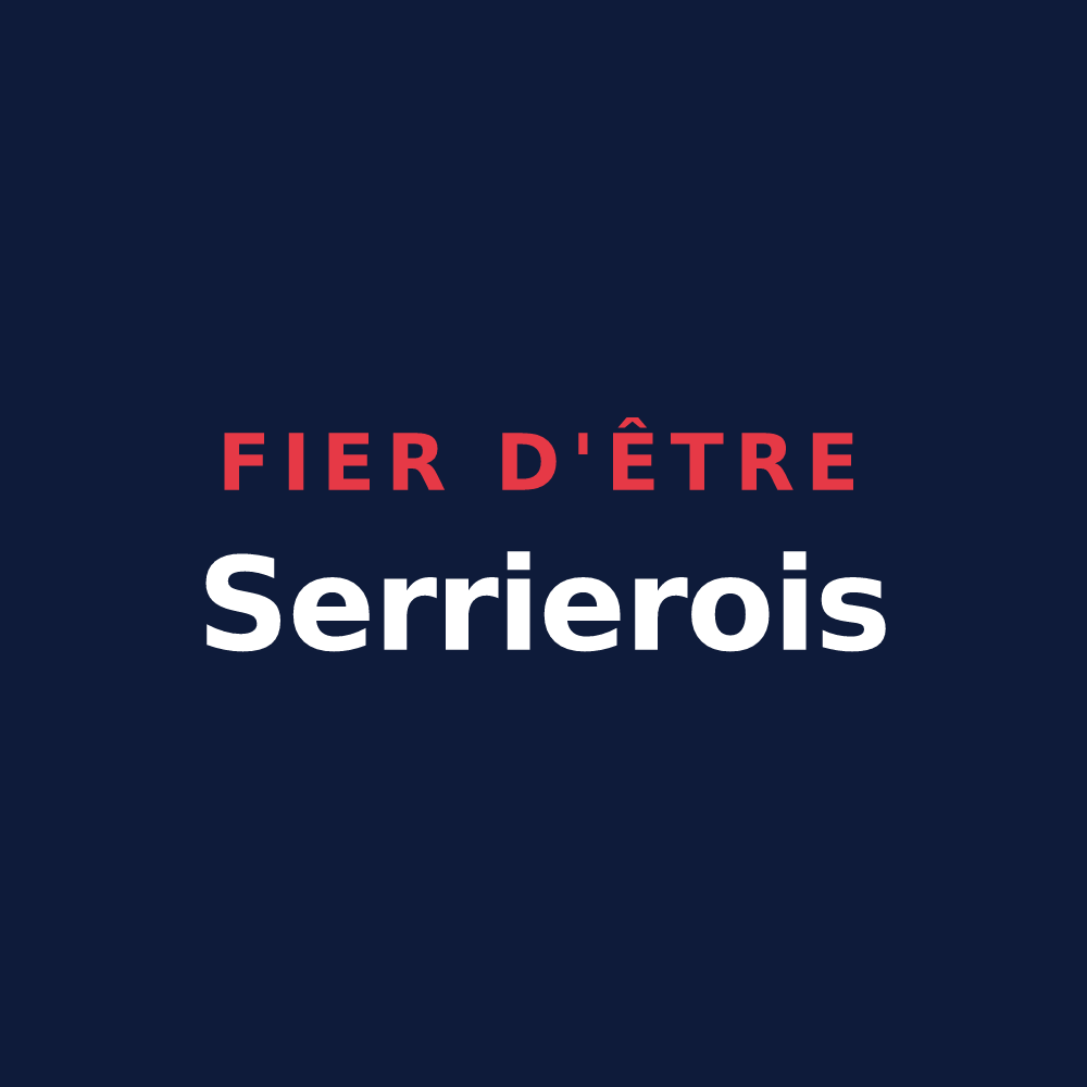 T-shirt « Fier d'être Serrierois » — design pour Serrières-en-Chautagne