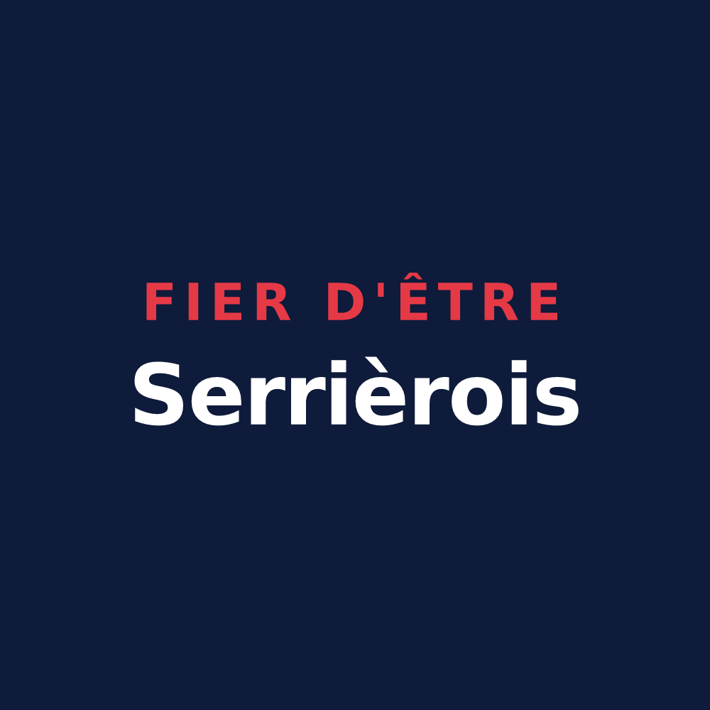 T-shirt « Fier d'être Serrièrois » — design pour Serrières