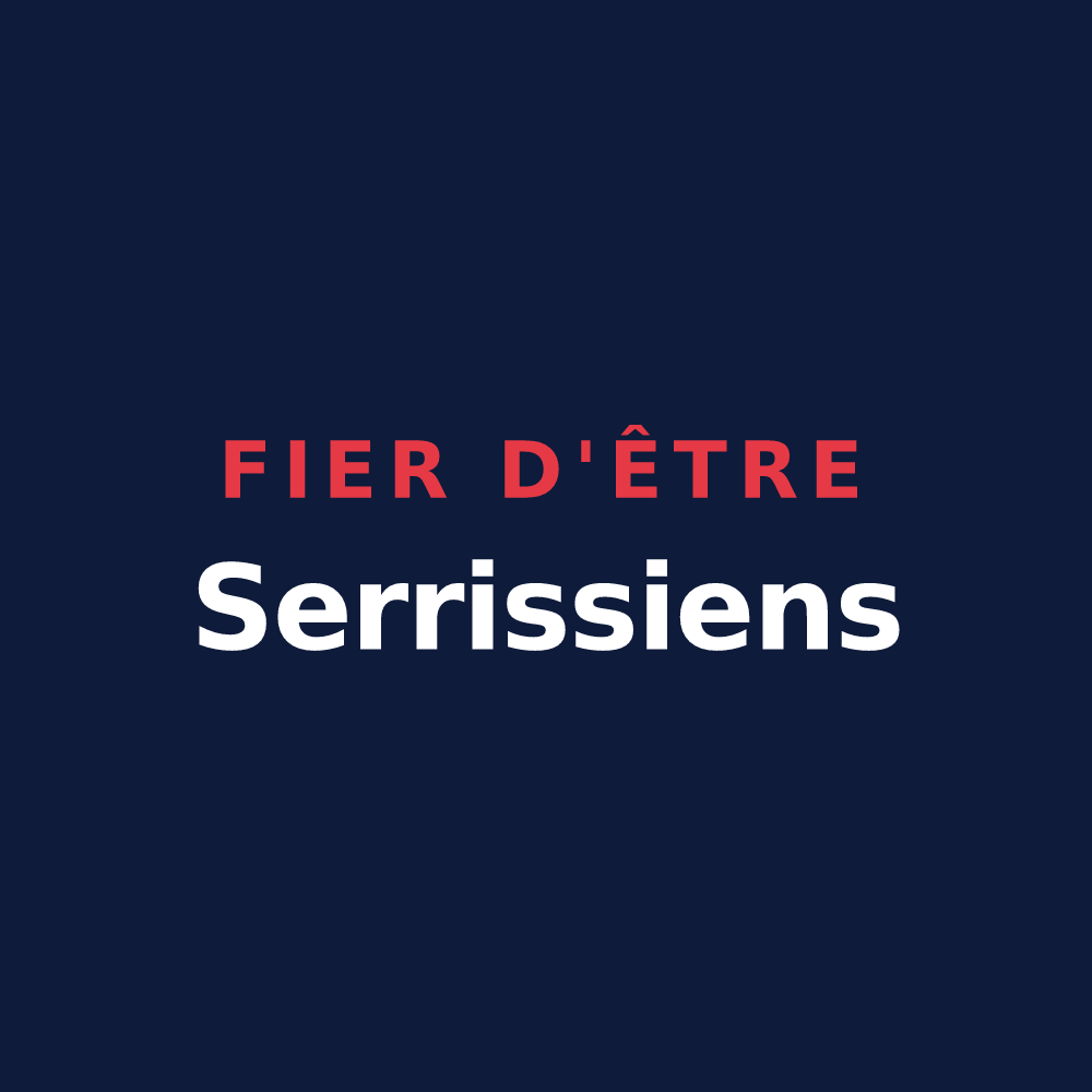 T-shirt « Fier d'être Serrissiens » — design pour Serris