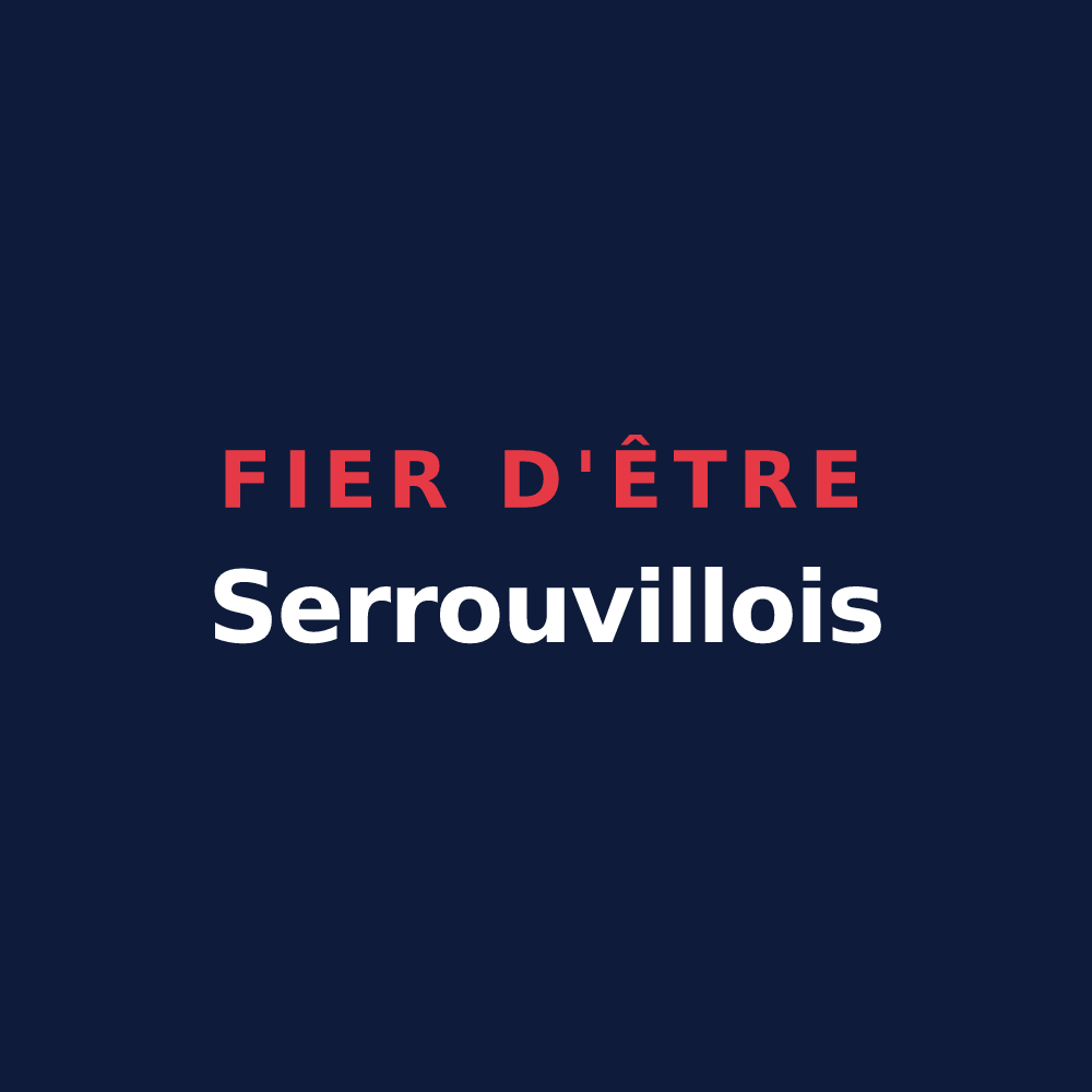 T-shirt « Fier d'être Serrouvillois » — design pour Serrouville
