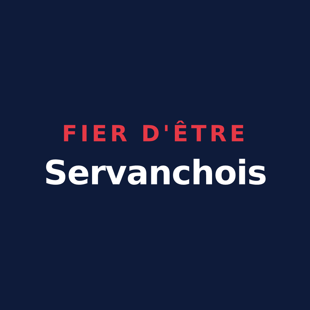 T-shirt « Fier d'être Servanchois » — design pour Servanches