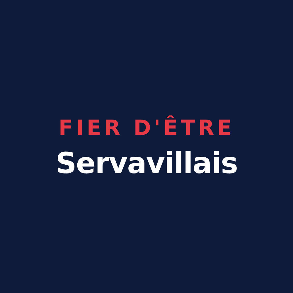 T-shirt « Fier d'être Servavillais » — design pour Servaville-Salmonville