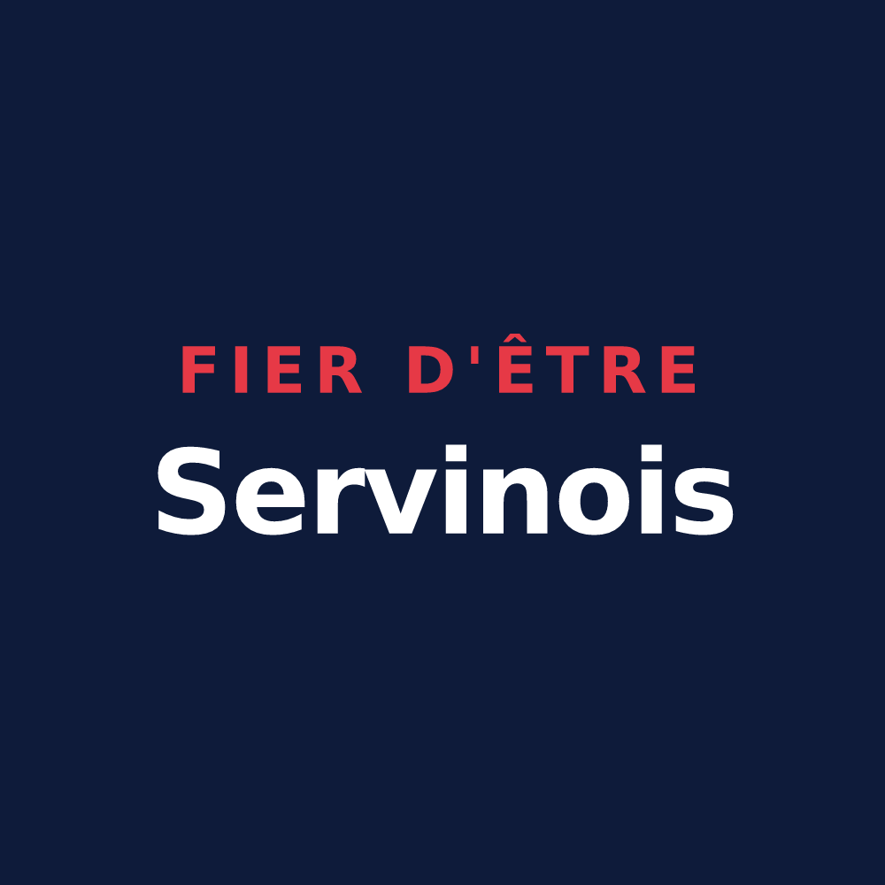 T-shirt « Fier d'être Servinois » — design pour Servins