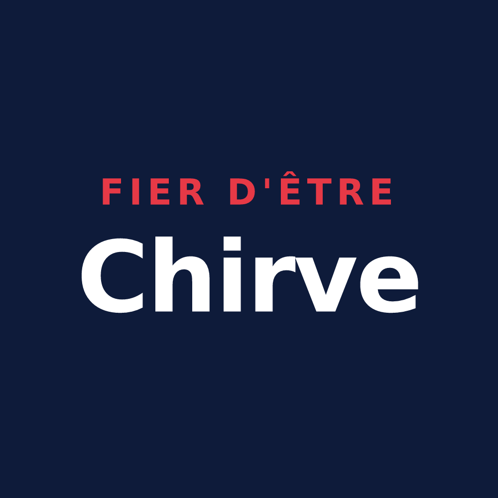 T-shirt « Fier d'être Chirve » — design pour Servoz