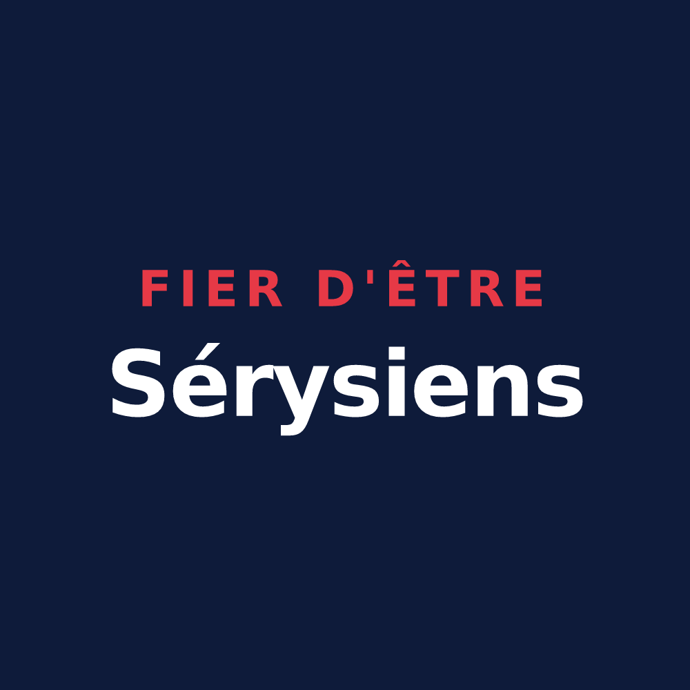 T-shirt « Fier d'être Sérysiens » — design pour Séry-lès-Mézières