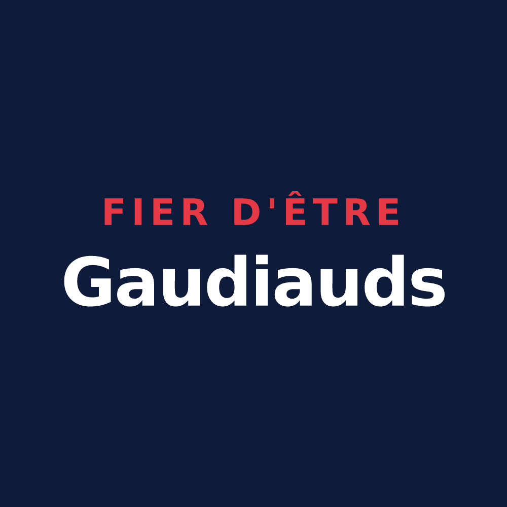 T-shirt « Fier d'être Gaudiauds » — design pour Sery