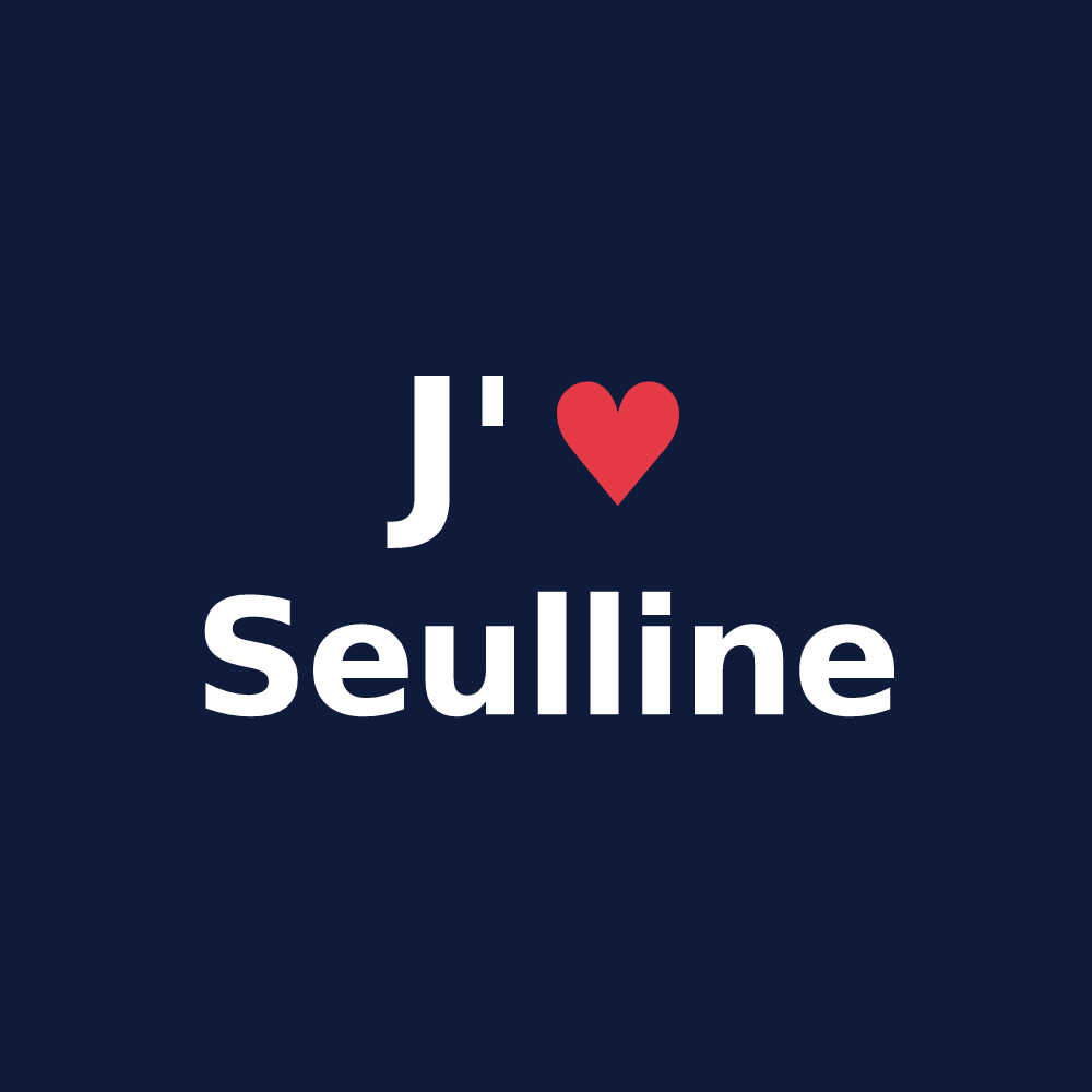 T-shirt personnalisé Seulline — design J'aime Seulline