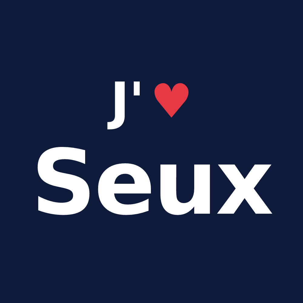 T-shirt personnalisé Seux — design J'aime Seux