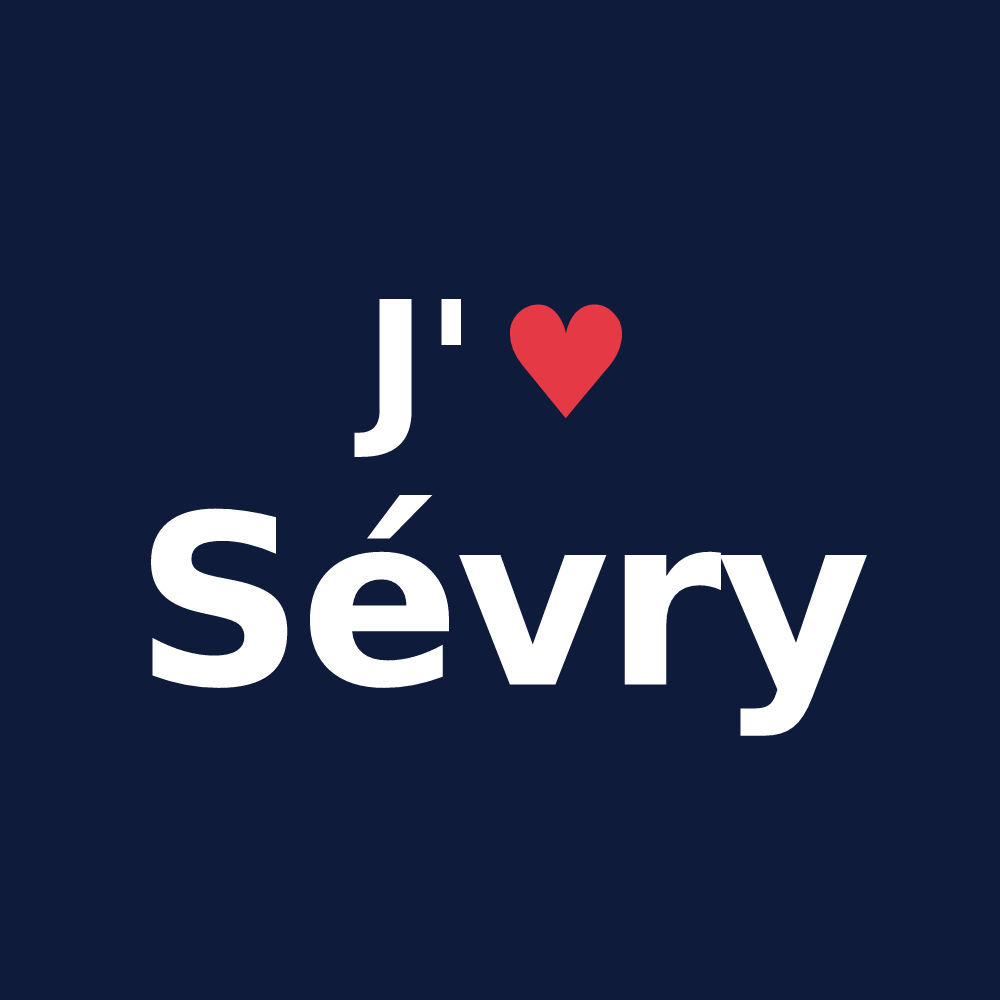 T-shirt personnalisé Sévry — design J'aime Sévry