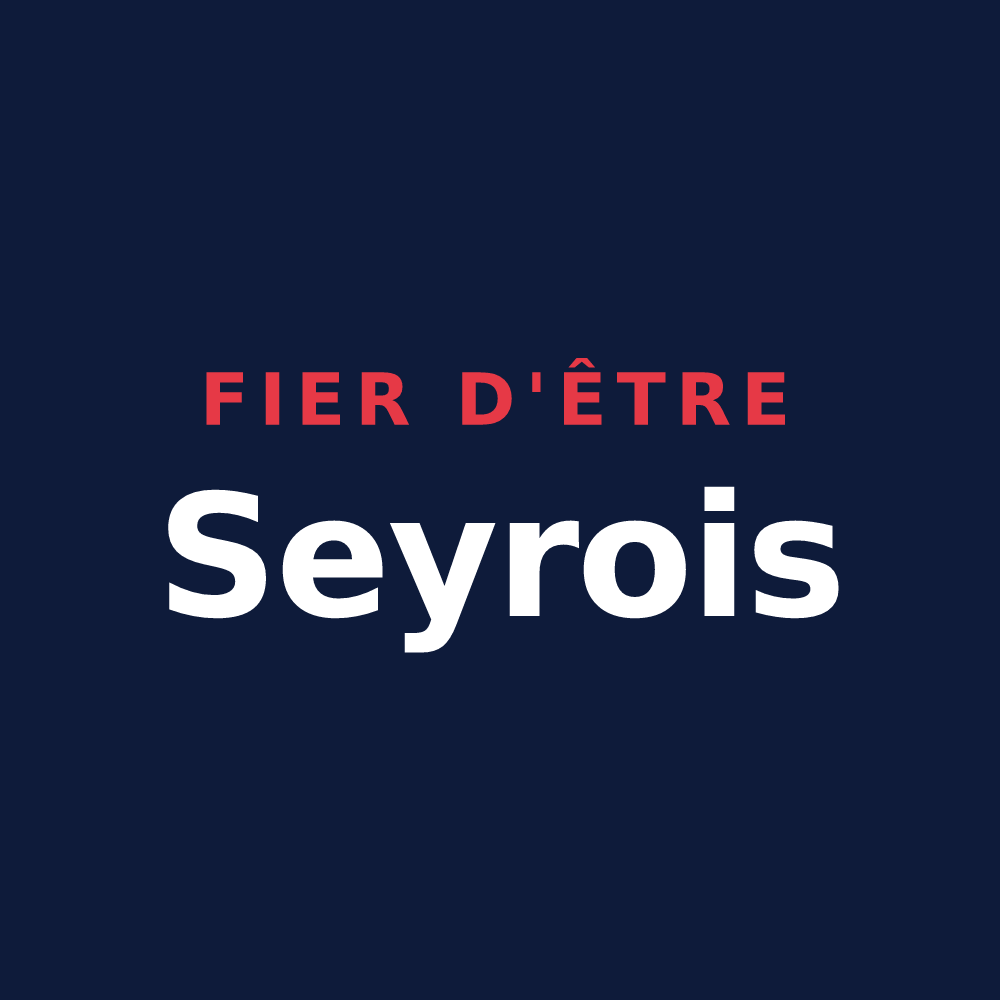 T-shirt « Fier d'être Seyrois » — design pour Seyre