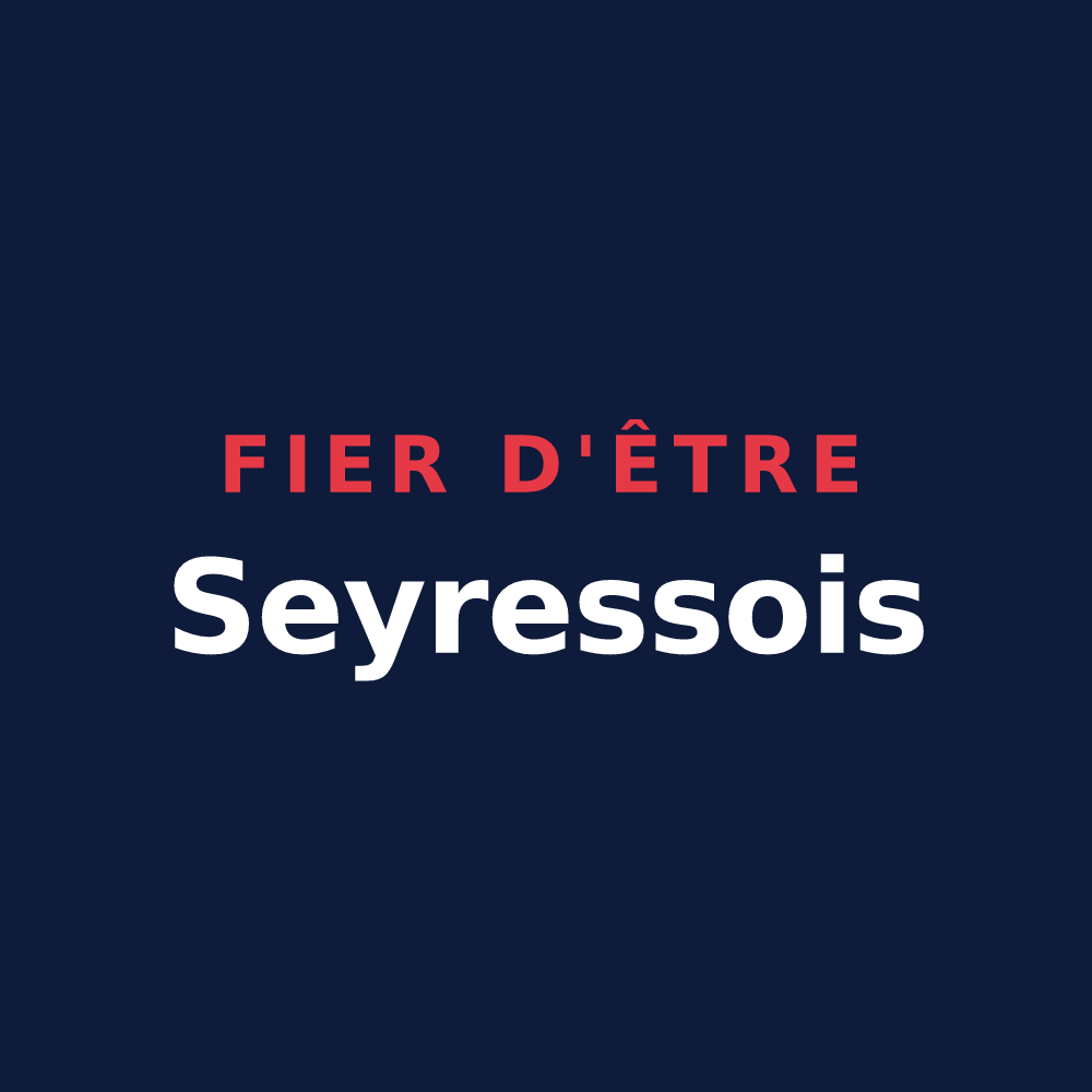 T-shirt « Fier d'être Seyressois » — design pour Seyresse