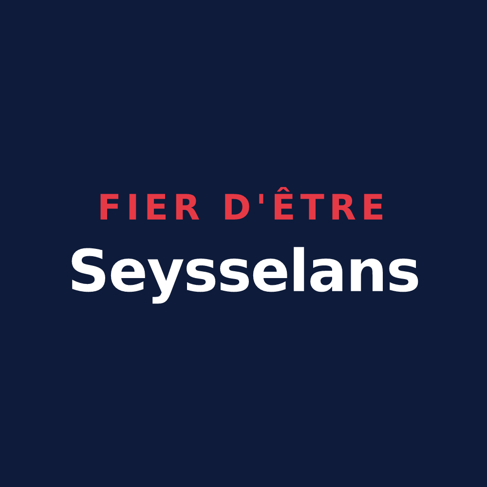 T-shirt « Fier d'être Seysselans » — design pour Seyssel
