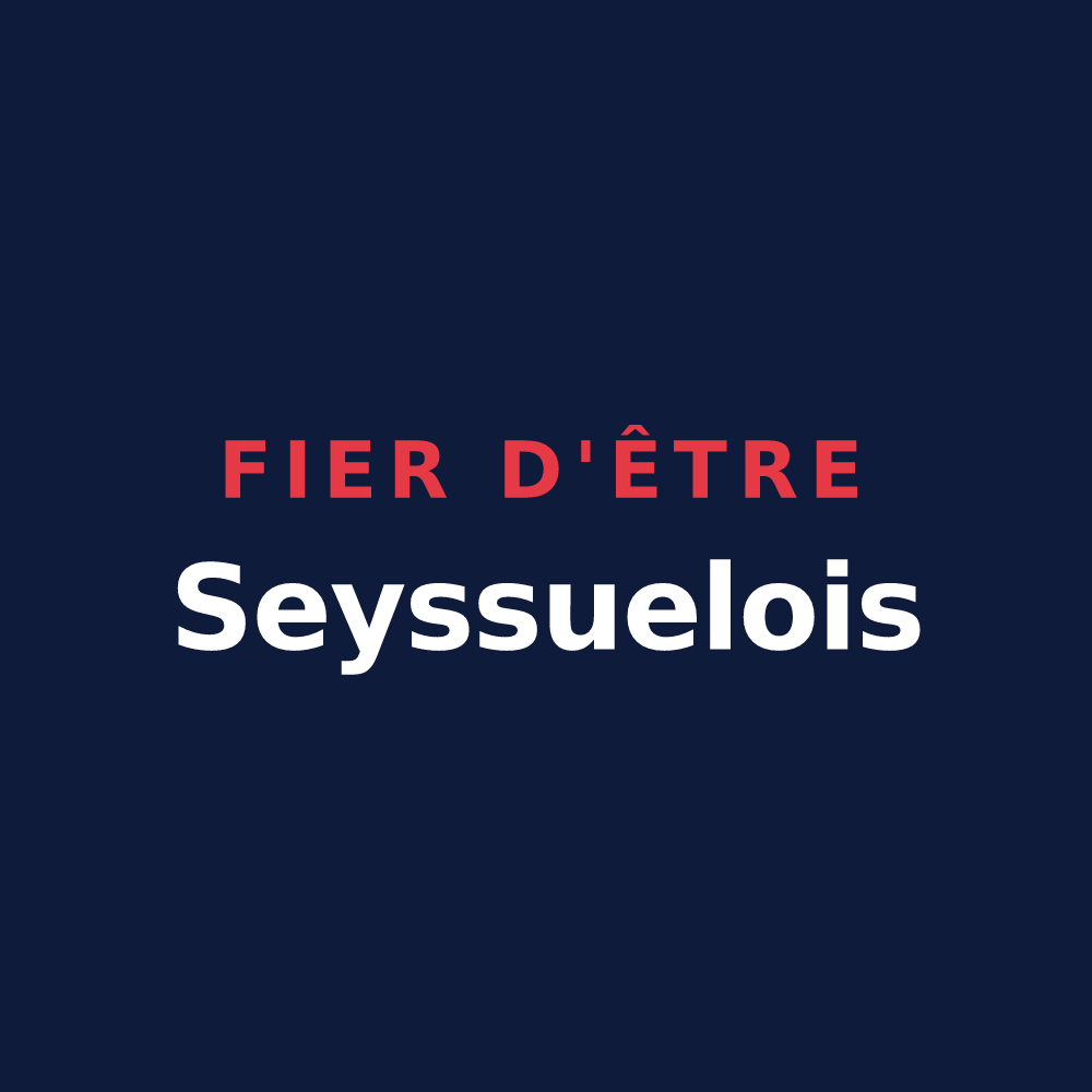 T-shirt « Fier d'être Seyssuelois » — design pour Seyssuel