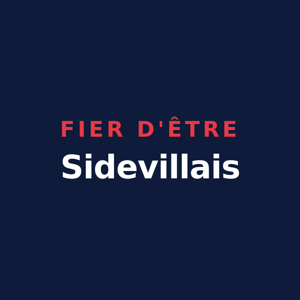 T-shirt « Fier d'être Sidevillais » — design pour Sideville