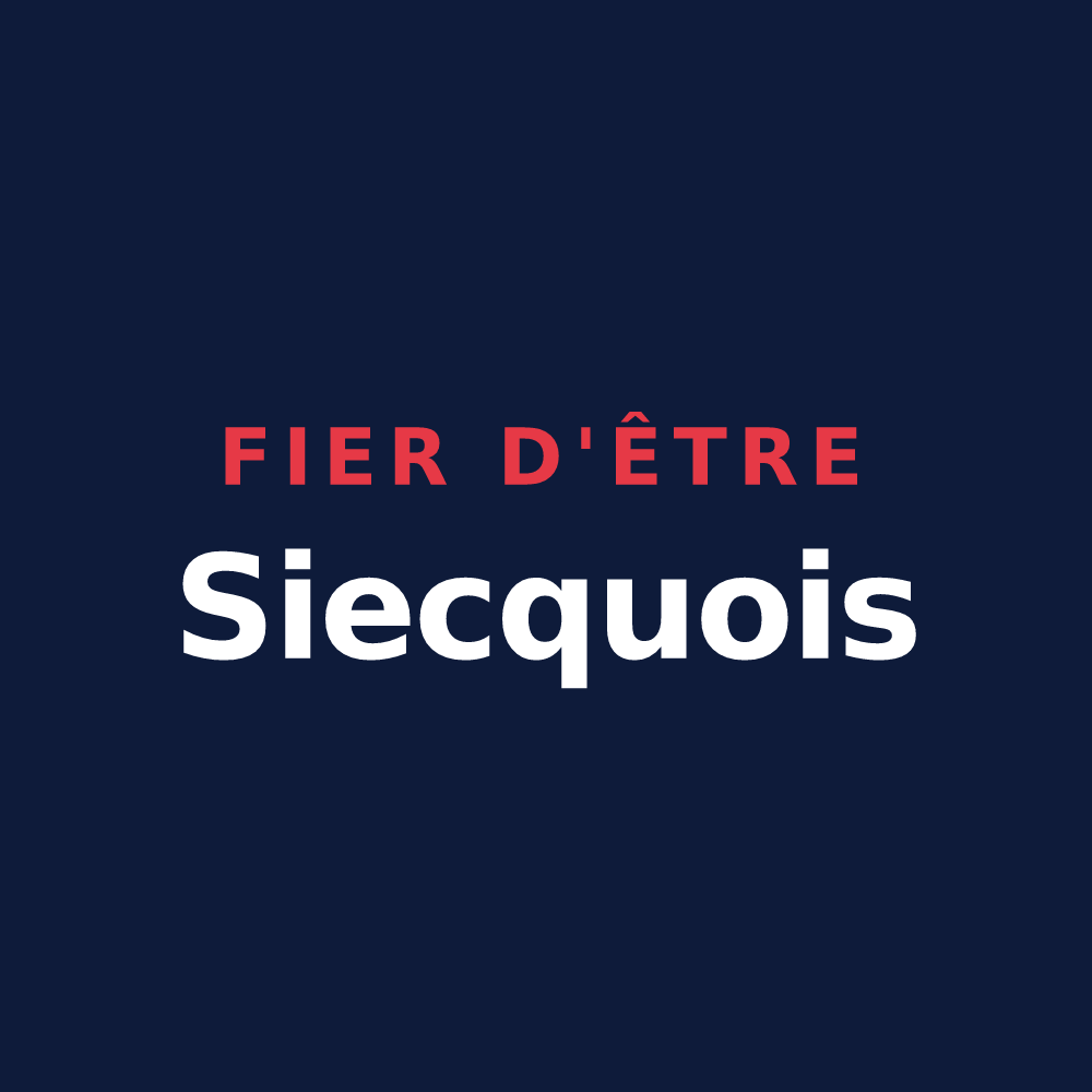 T-shirt « Fier d'être Siecquois » — design pour Siecq
