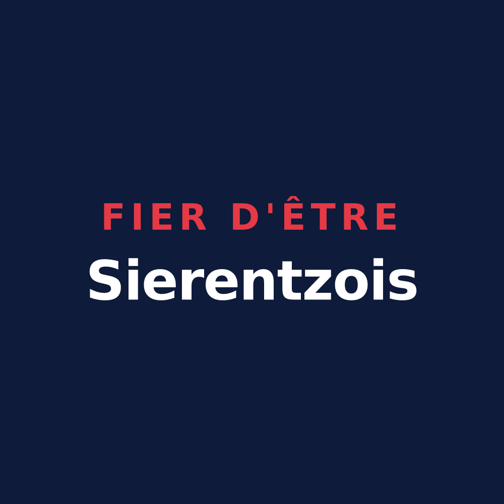 T-shirt « Fier d'être Sierentzois » — design pour Sierentz