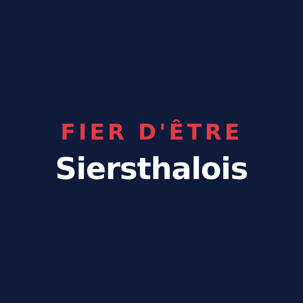 T-shirt « Fier d'être Siersthalois » — design pour Siersthal