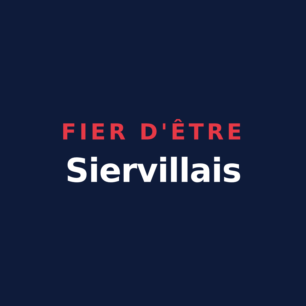 T-shirt « Fier d'être Siervillais » — design pour Sierville