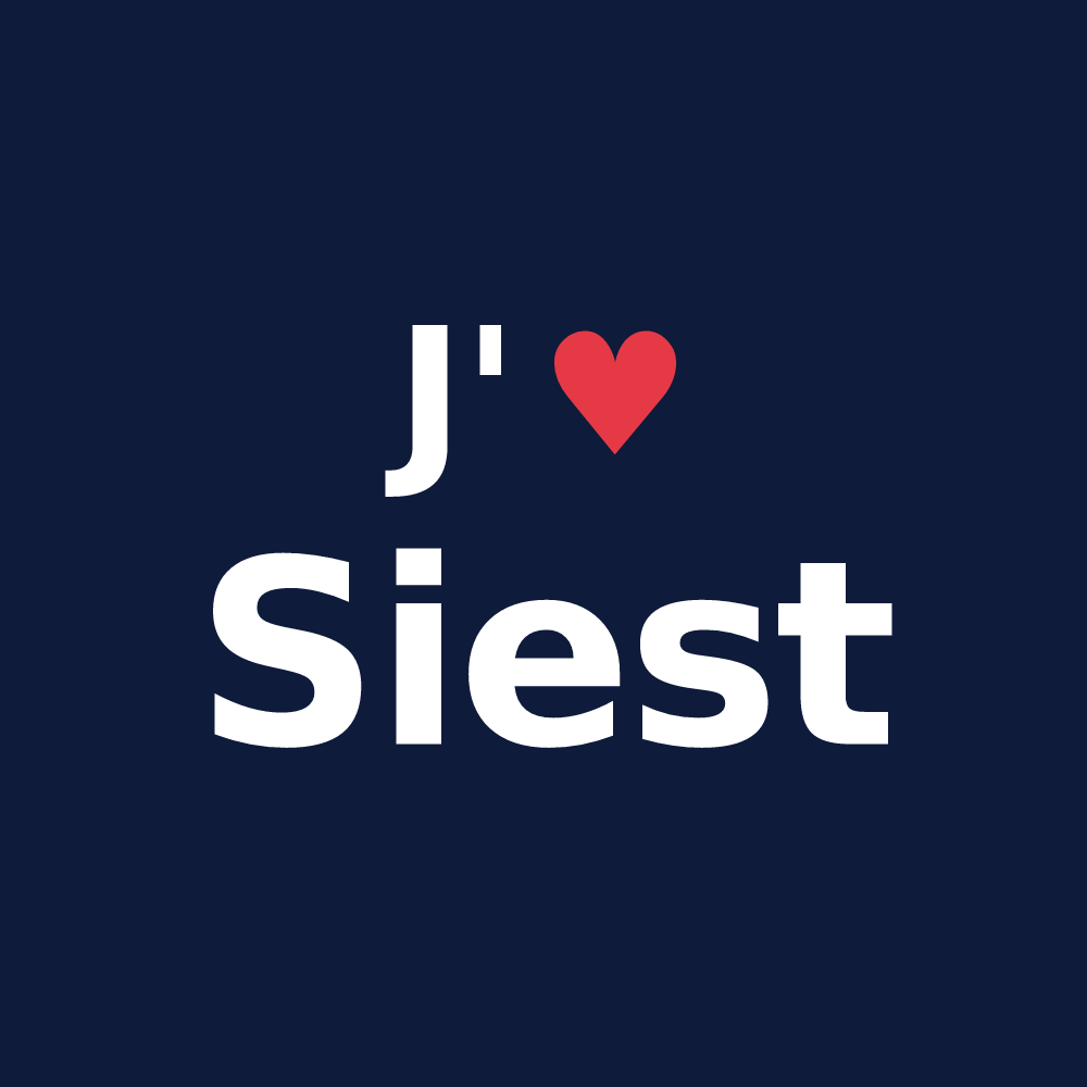 T-shirt personnalisé Siest — design J'aime Siest