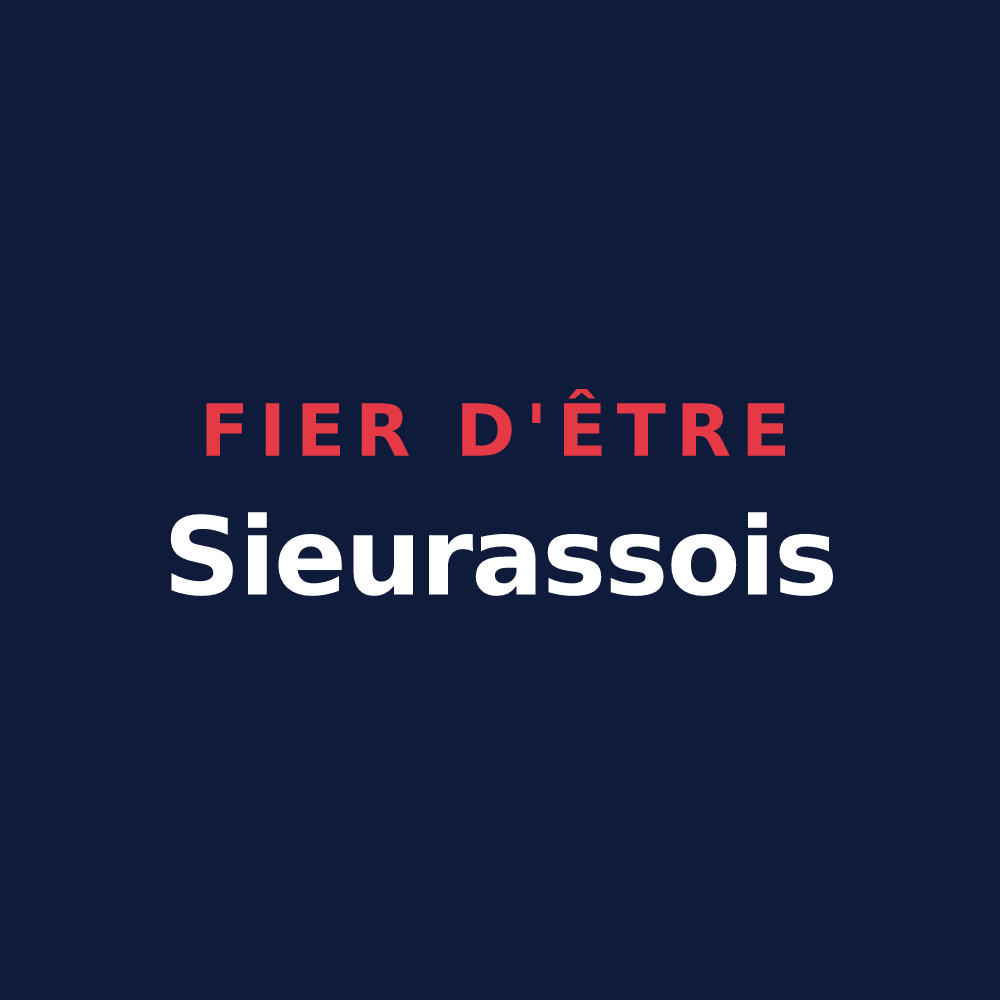 T-shirt « Fier d'être Sieurassois » — design pour Sieuras