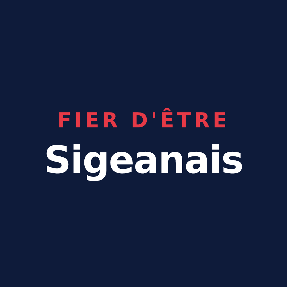 T-shirt « Fier d'être Sigeanais » — design pour Sigean